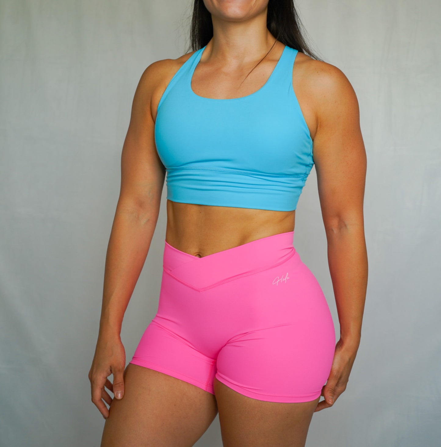 CASCADING  LONGLINE SPORTS BRA