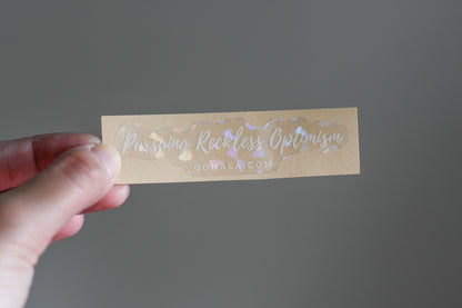 Shattered Serenity Motivational Sticker Set Shiny Stickers Uplifting Stickers 